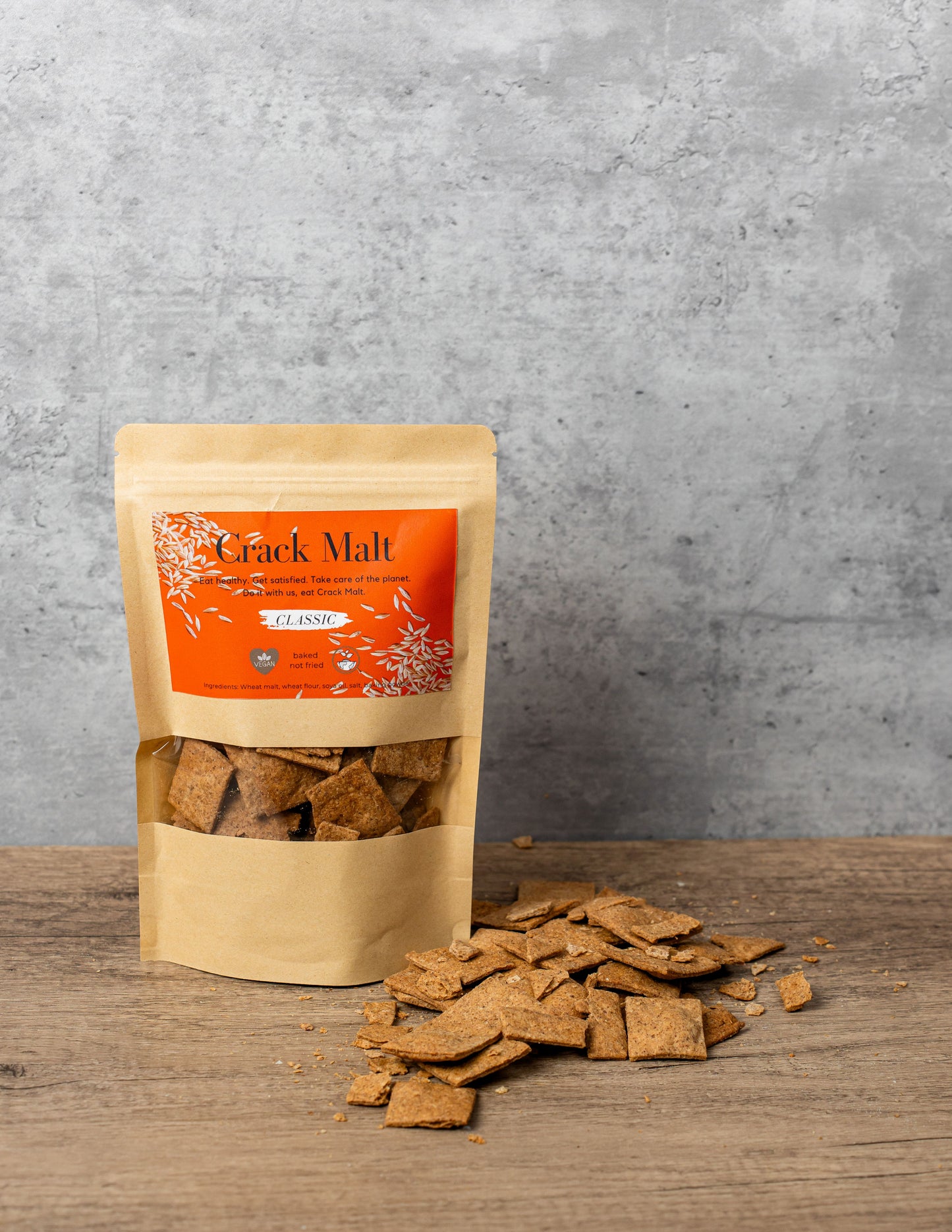 Vegan Crack Malt Crackers