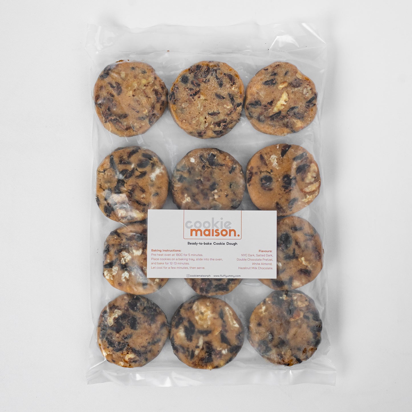 NYC Dark Frozen Cookie Dough (12pcs)